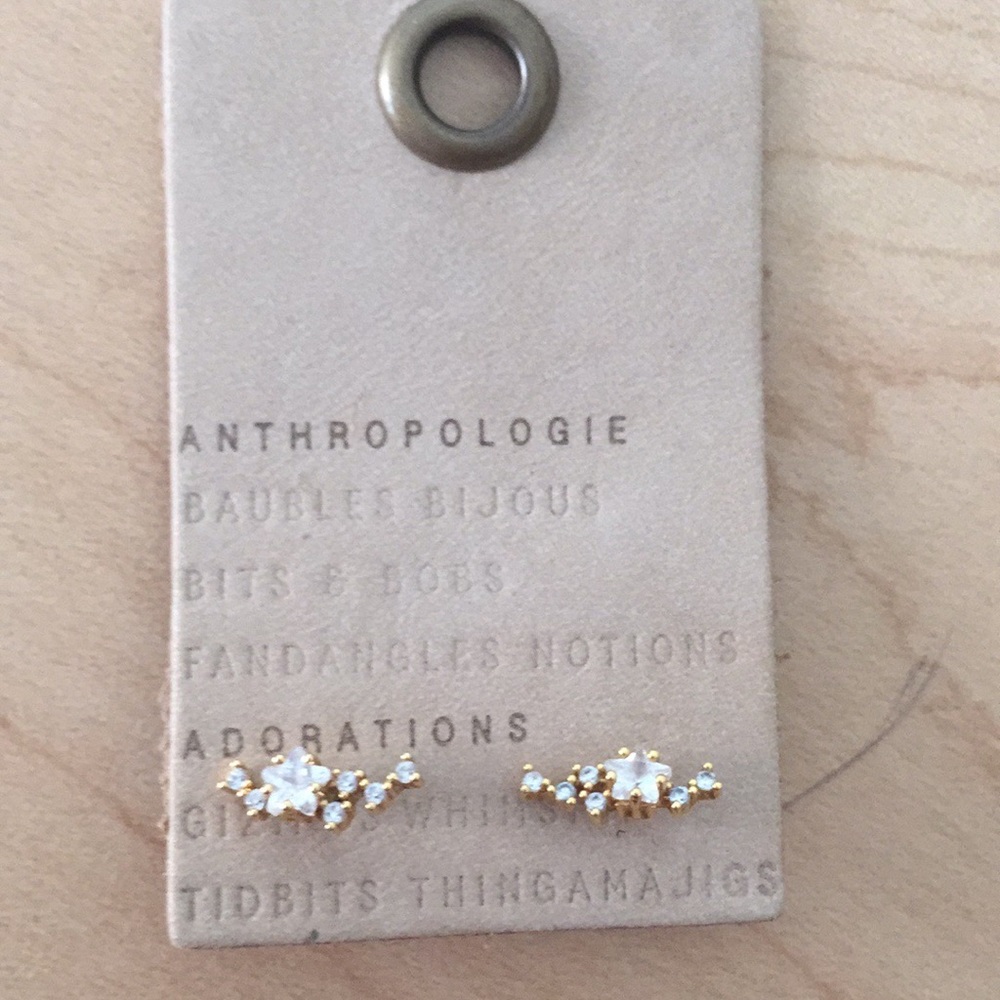Anthropologie star earrings